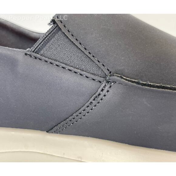 Navy Comfortable Slip On Work Leisure Loafer Shoes Men's Size 8 Women's 10 - Picture 6 of 11